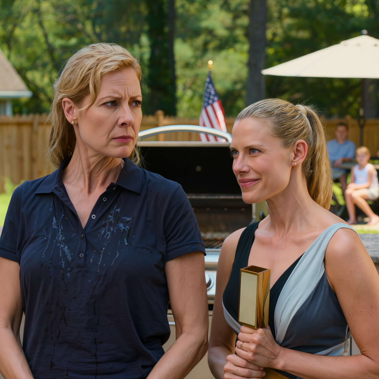 Egy külvárosi kertben rendezett apák napi grillezésen átadtak nekem egy házi készítésű trófeát, amelyre az állt, hogy „Valószínűleg mindenkit visszatart majd”, és úgy nevettek, mintha a 22 évnyi hordásom csak egy poénra lenne jó. Még mindig megfordítottam a hamburgereket, még mindig megköszöntem, aztán összepakoltam, és hajnali 5 óra előtt elhagytam az Elm Streetet. Három nappal később a nővérem hívott, segítségért kiáltva, én pedig egyetlen mondattal válaszoltam, amitől az egész asztal elcsendesedett.