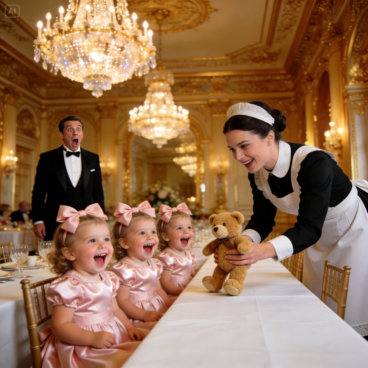 A milliomos özvegyember kezdett vesztetti el a reményt – mígnem egy pincérnő titkos „nyelve” visszahozta gyermekeit az életbe.