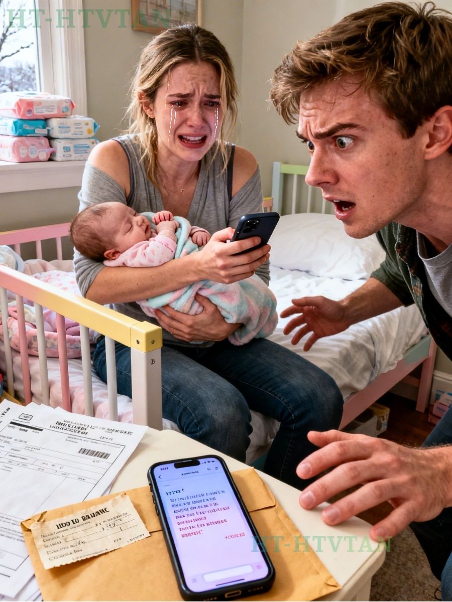 Két héttel azután, hogy teljesen egyedül szültem, anyám SMS-t írt, amiben 2600 dollárt kért, hogy iPhone-okat vegyek a nővérem gyerekeinek – amikor visszautasítottam és kiürítettem a közös számlánkat, a telefonom megállás nélkül csörögni kezdett…