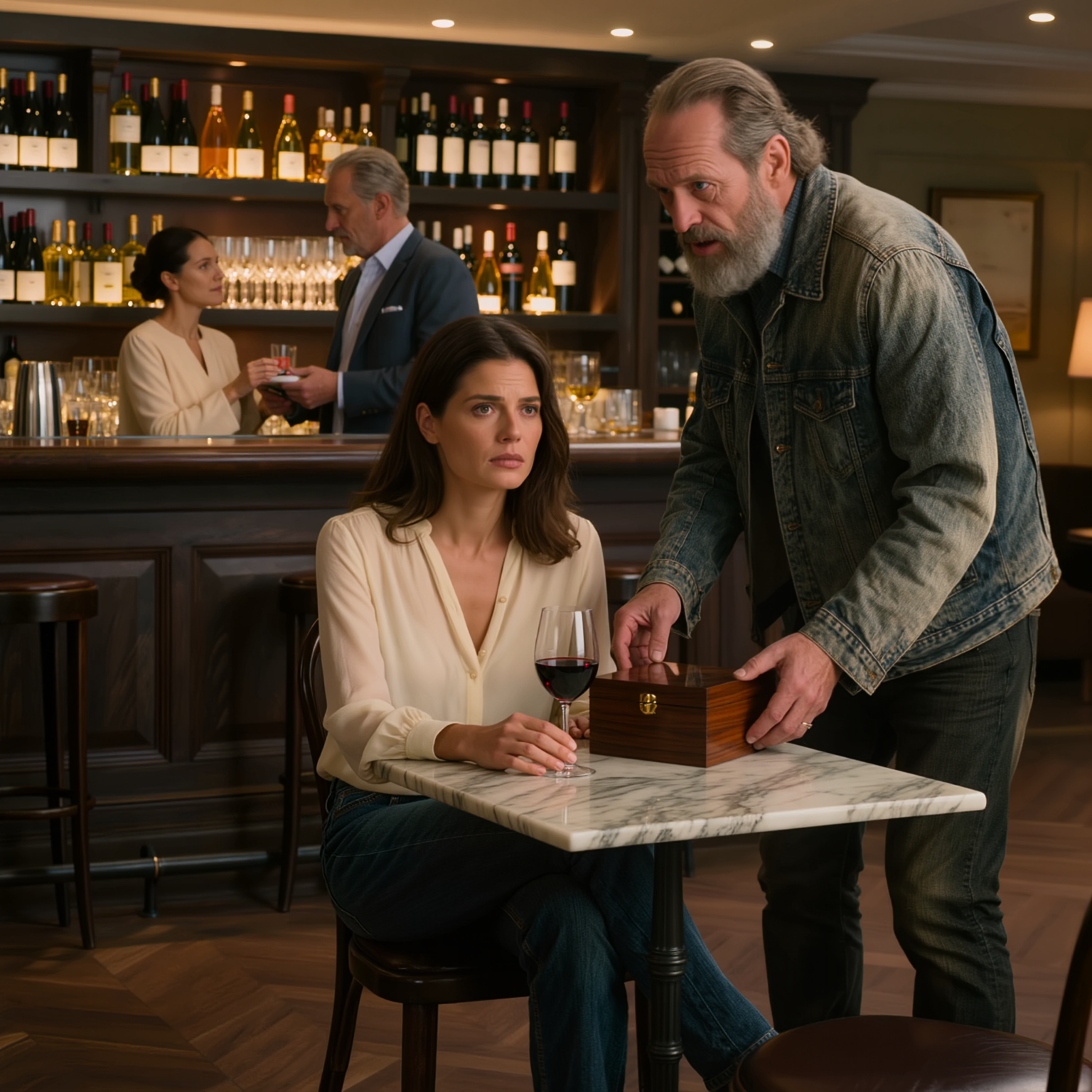 Egy csendes Napa borbárban egy idegen egy diós dobozt nyomott a kezembe, és azt mondta, hogy éjfél előtt szükségem lesz rá.