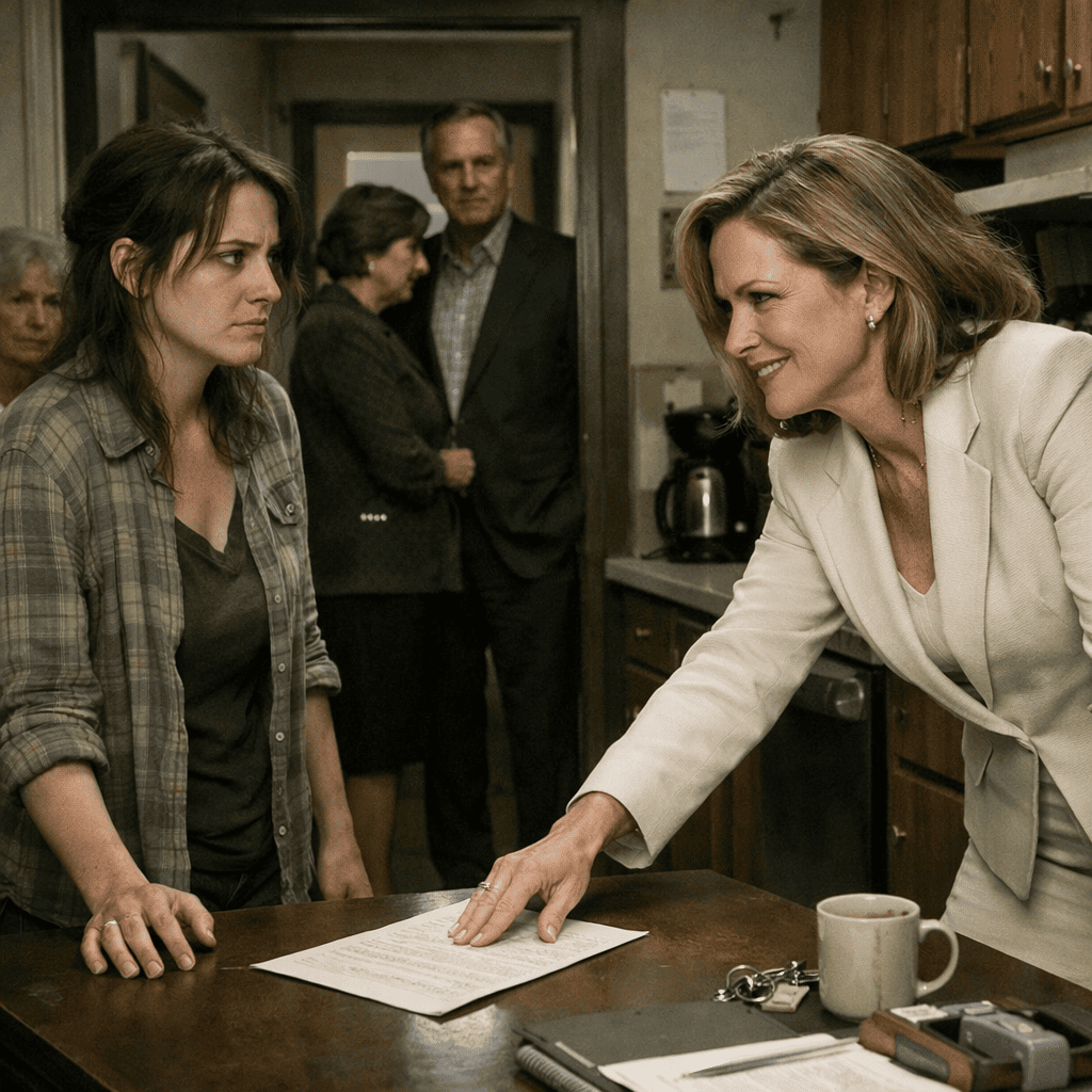 A nővérem letette a bérleti díjról szóló értesítést a konyhaasztalomra, és mosolygott, miközben a szüleim „tisztességesnek” nevezték – de miután hat évig melegen, biztonságosan és olyan emberekkel teli, akiknek nem volt melegebb helye a letelepedésre, tudtam valamit, amit ők nem: a nagymamám soha nem tévesztette össze a kegyetlenséget az üzlettel, és az íróasztalomban elrejtett kis rézkulcs pontosan erre a napra várt.